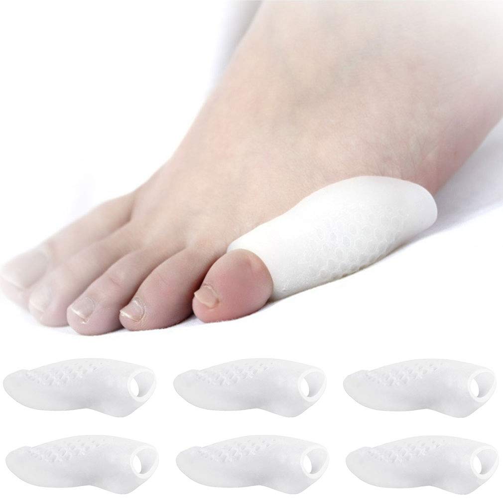 PEDIMEND™ Miękki silikonowy korektor dwunionetowy (3 pary - 6 szt.) | korektor bonów | łatwo zabezpiecza wokół małego palca | rękawy ochronne dla małych palców | Unisex | Pielęgnacja stóp