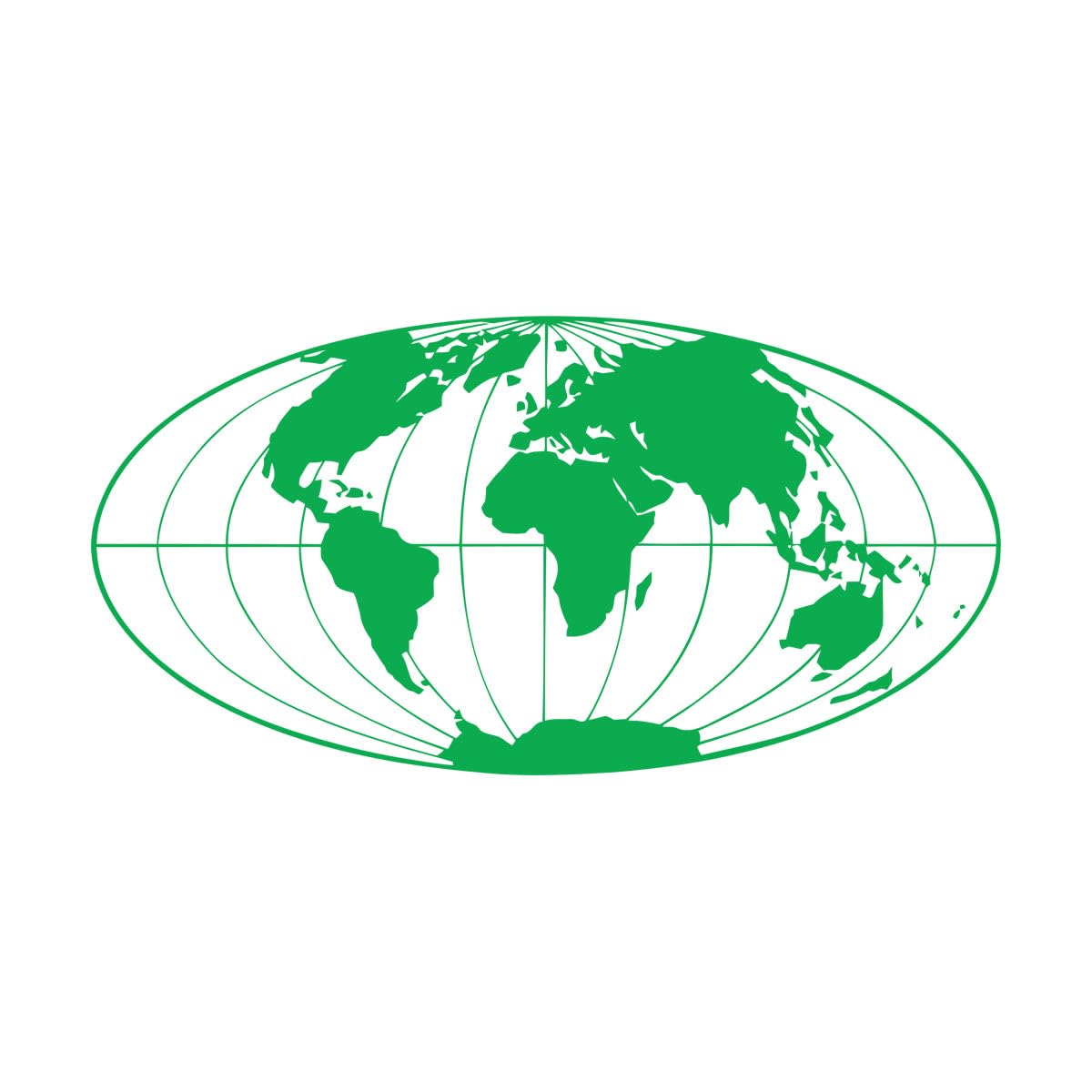 Outline World Map Wall Sticker World Map Wall Art Decals Planet Earth Wall Stickers Home & Office Bedroom Wall Decor Small - 29x57cm — image 1