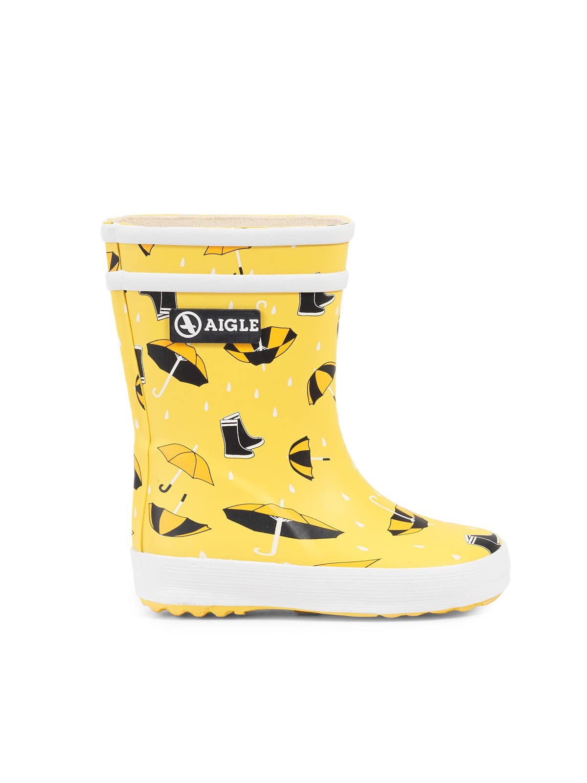 Aigle Unisex Baby FLAC Theme Rain Boot, Umbrellas, 3 UK Child