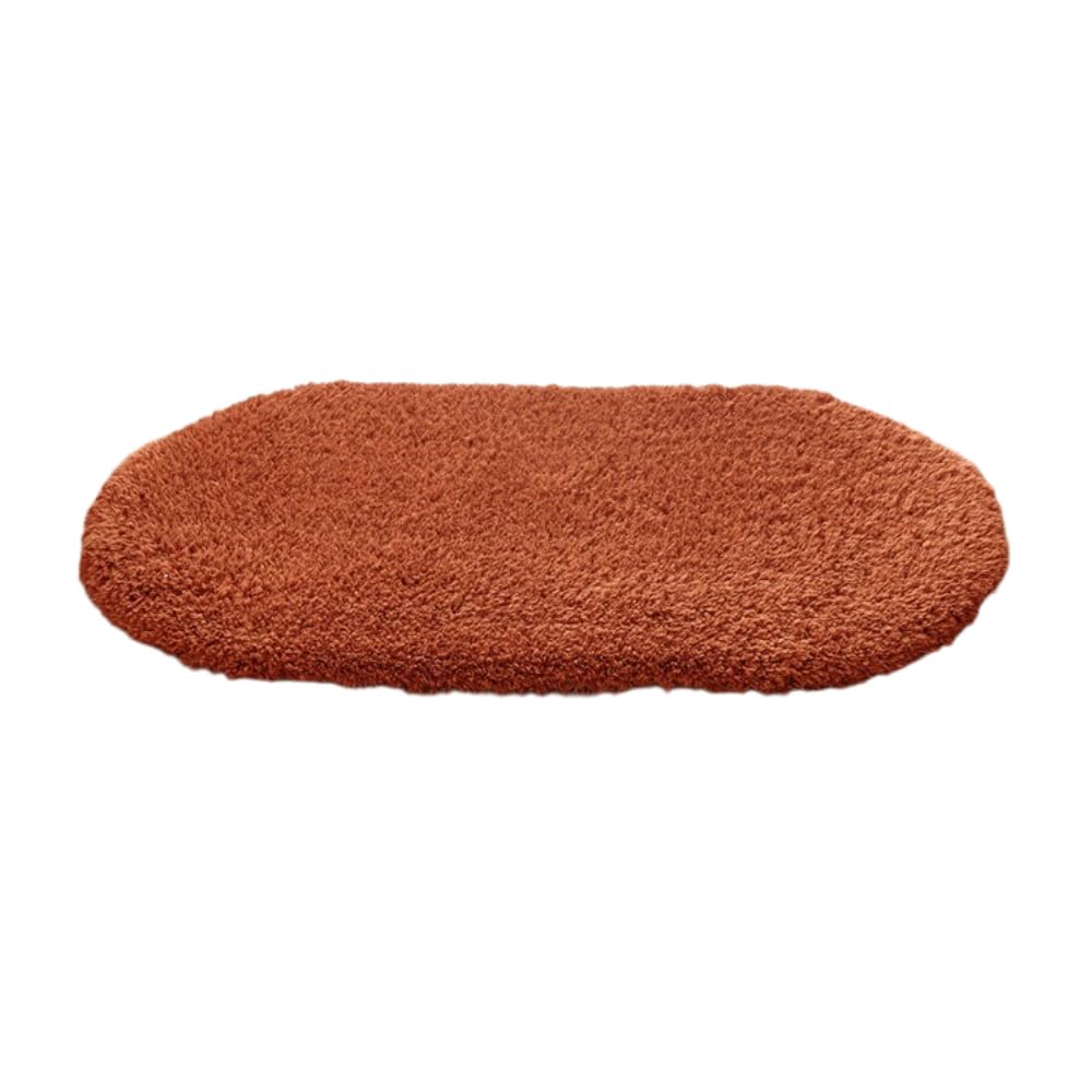 Alfombra de baño antideslizante de felpa y absorbente, 140 x 200 cm, suave para ducha, sala de estar, dormitorio, comodidad acogedora y alta absorción