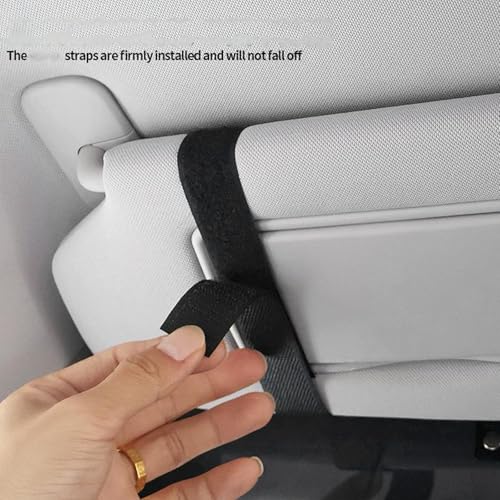 Pare-soleil voiture cuir multi-position contre éblouissement avec porte-badge
