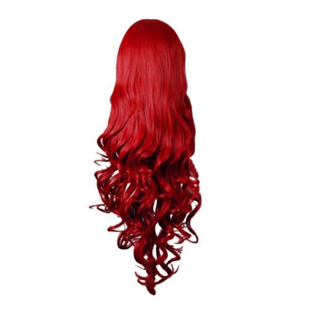 Rbenxia 32" Women Wig Long Hair Heat Resistant Spiral Curly Cosplay Wig Red - Review, Price and Buying Guide