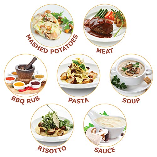 Organic Porcini Mushroom Powder 3.5 Oz (100G) - Italian Hand Milled Porcini Powder, Premium Quality Wild Grown, Hand Picked, Sun-Dried, Porcini Mushrooms - No Fillers Or Gmo's, Non-Irradiated #TOP5