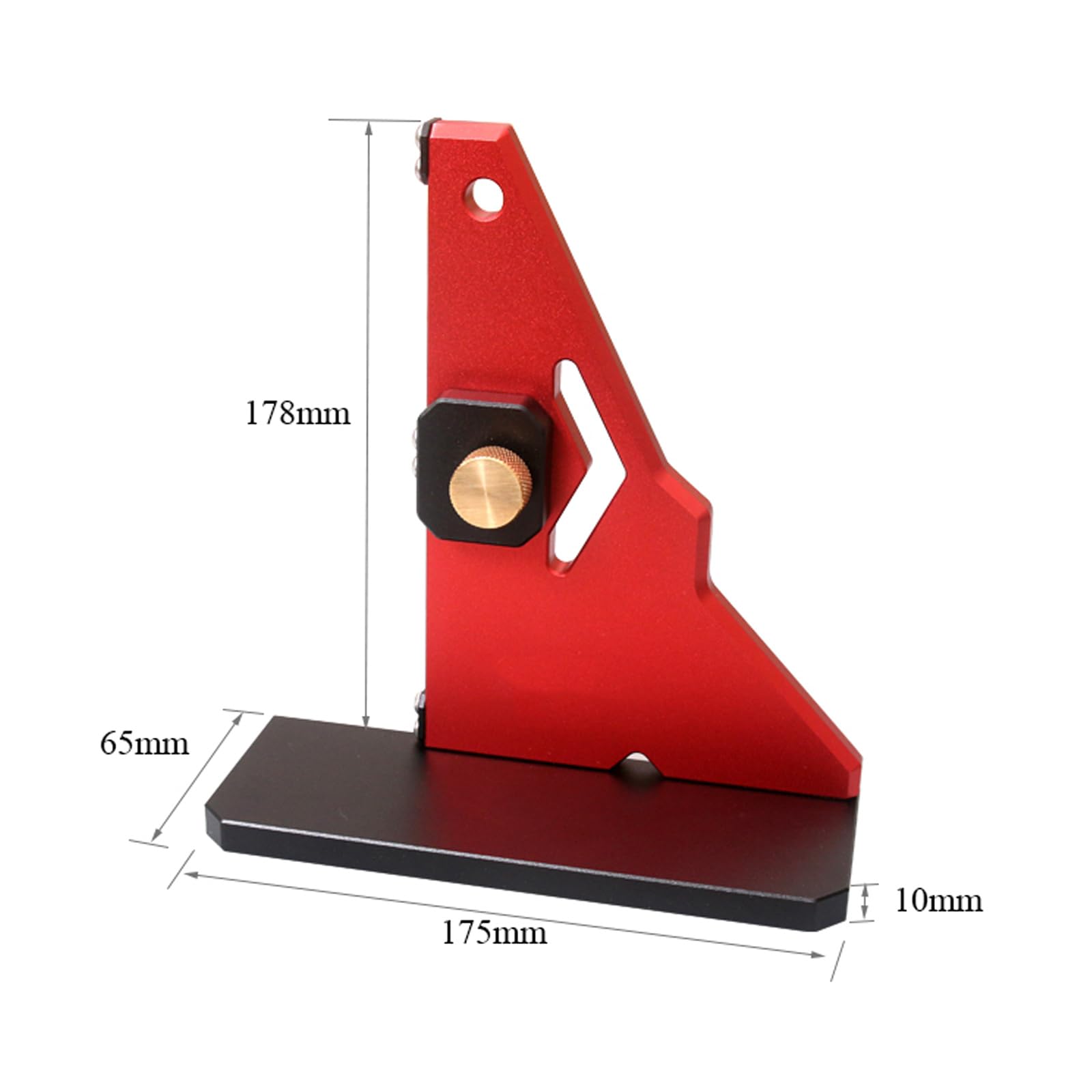 Accesorios de observación de con obstrucción ajustable y medida de marcado para un corte preciso de madera de 90 grados Dispositivo de calibración de observación de resistencia