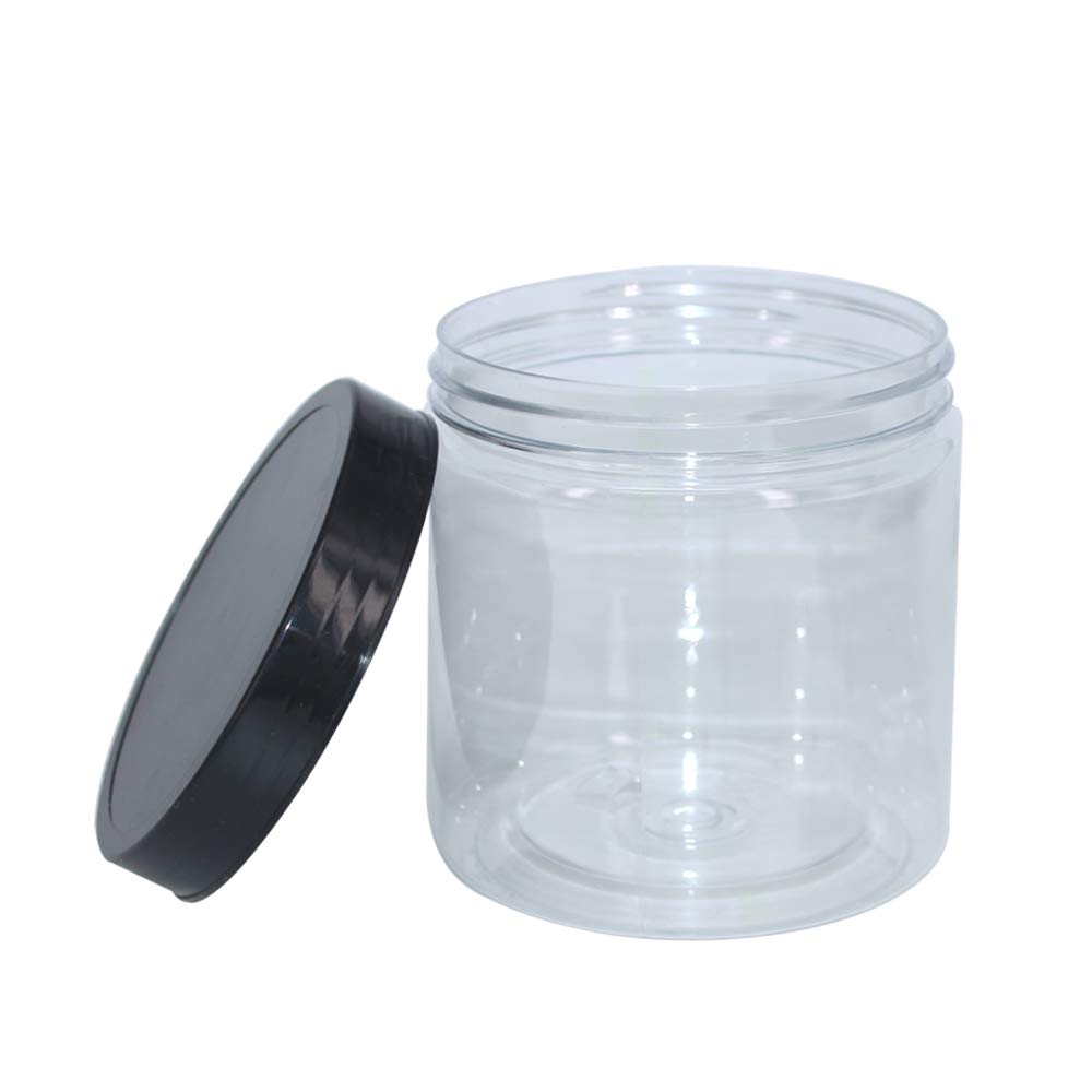 12 sztuk 45 ml plastikowe słoiki z pokrywkami, dodatkowe etykiety, 1 długopis, przezroczysty słoik z pieczęcią PET do przechowywania żywności, szeroki otwór do przechowywania suchych żywności, orzechów ziemnych, proszku, kuchni i rzemiosła firmy ZMYBCPACK