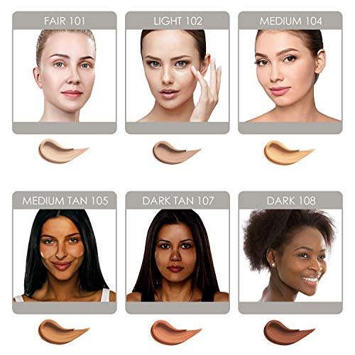 Bellaterra Cosmetics BB Cream Tinted Moisturizer Mineral Foundation, All Shades 1.69oz - Fair 101