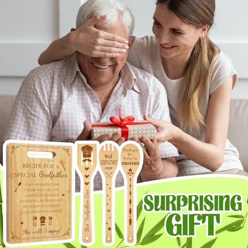 Tabla de cortar rectangular de bambú Vesici pack 4 piezas miniatura 6