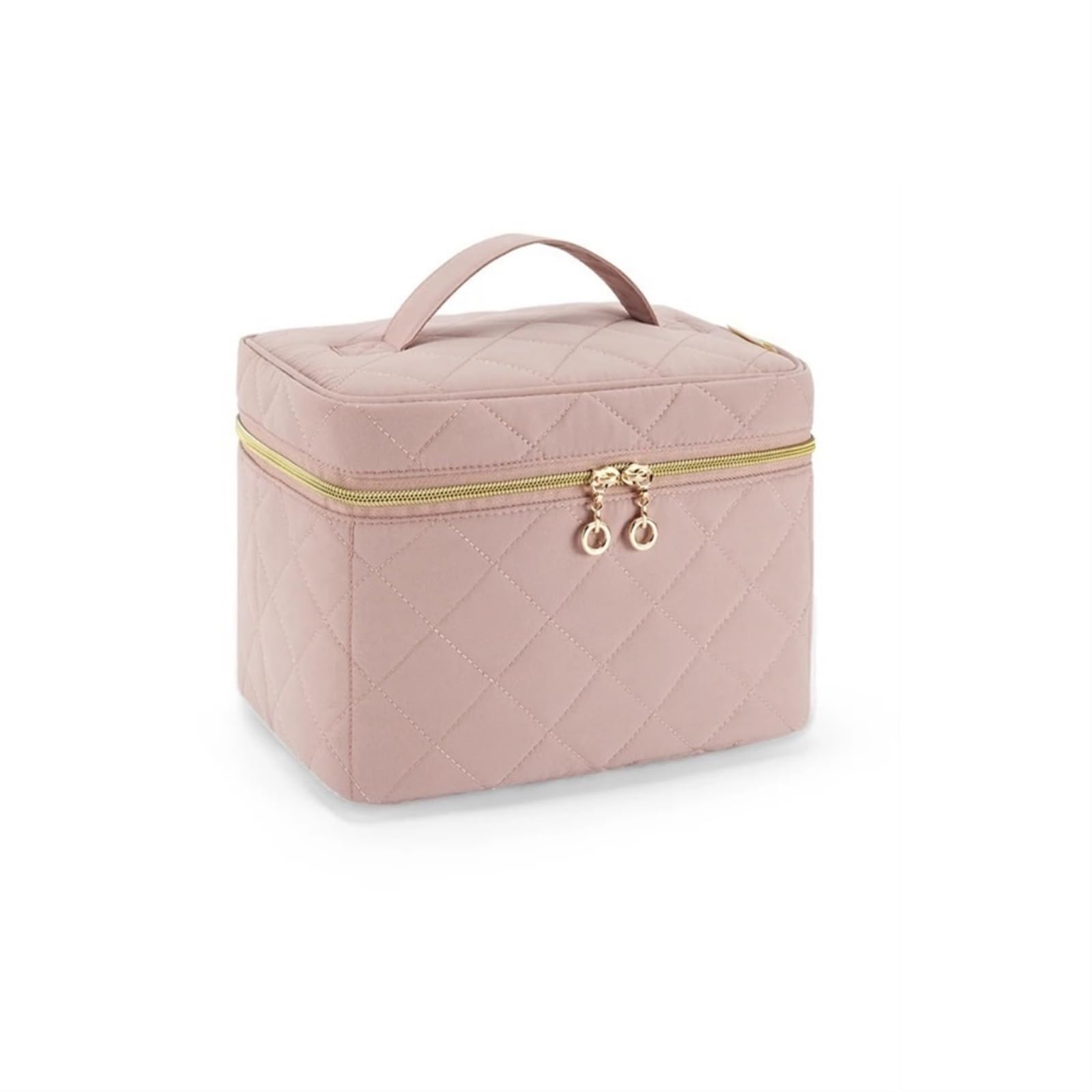 Neceser de Viaje para Mujer Neceser de Maquillaje, Estuche Organizador con Inserto Desmontable, Neceser Viaje Grande for cosméticos, Esencial for Mujer(Pink)