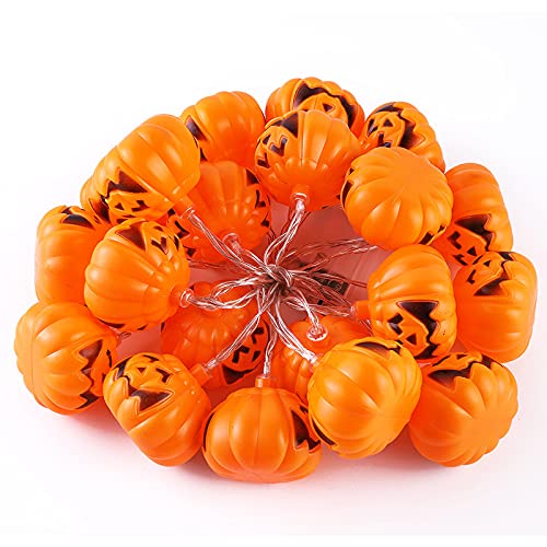 Lumières de vacances à piles Halloween LED guirlande 19.6ft extérieur - 6