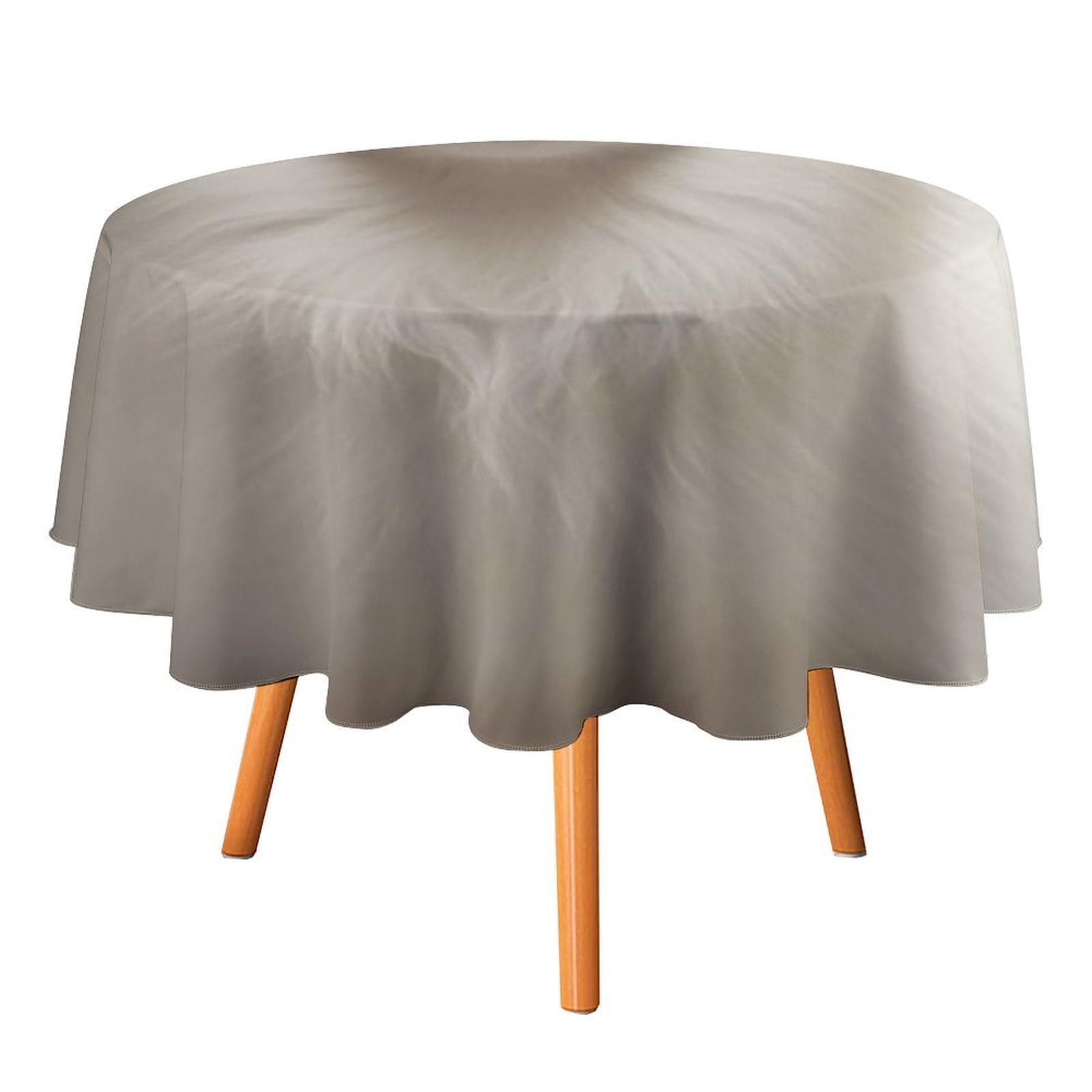 SMAZDFXX Pomeranian Dog Tablecloth for Restaurant, Round Polyester Table Cover 50x50in for Party