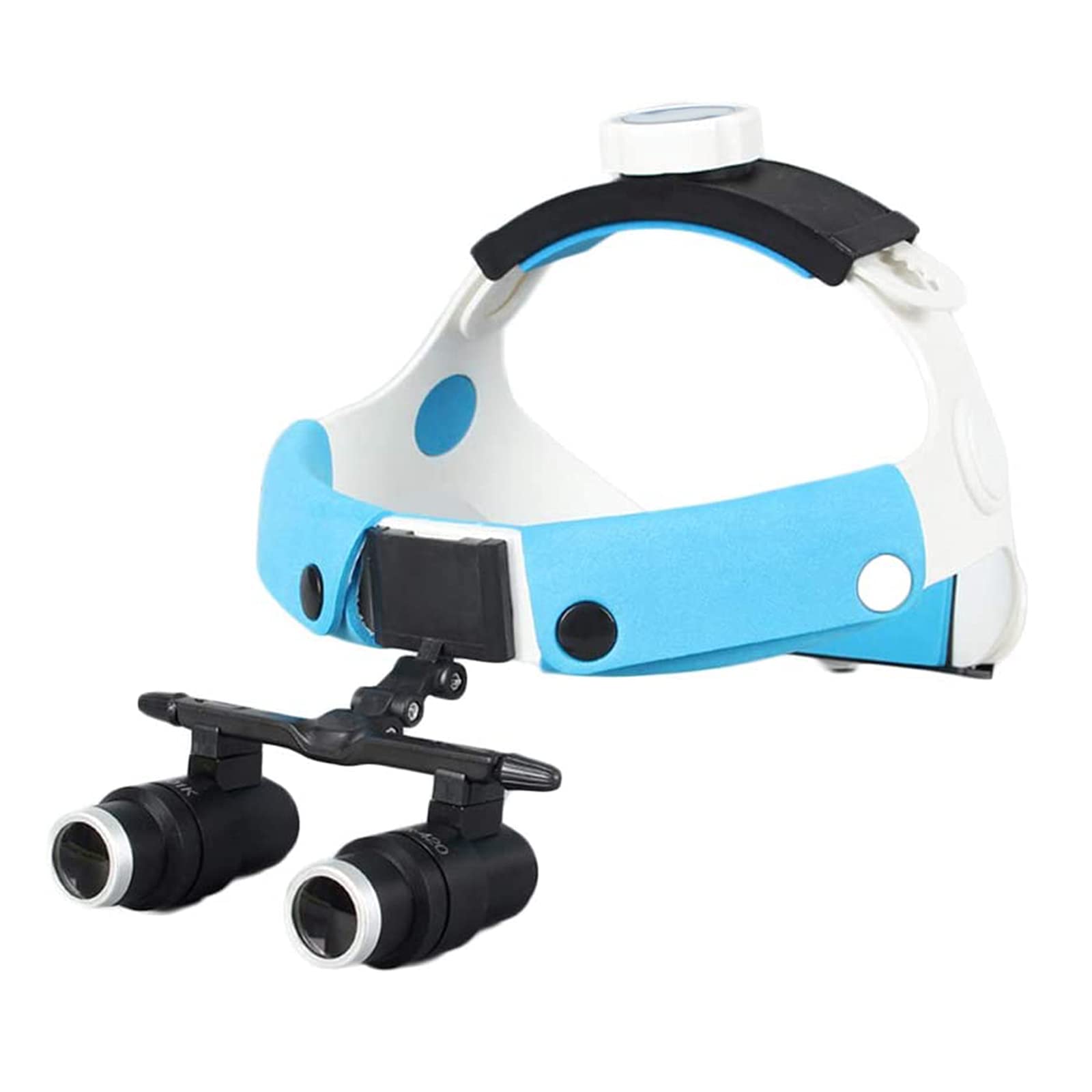 asdchZen Dental Loupes Headband Surgical Binocular Magnifier 4X 6X Binocular Magnifying Glasses For Brain Cardiac Surgery 6X