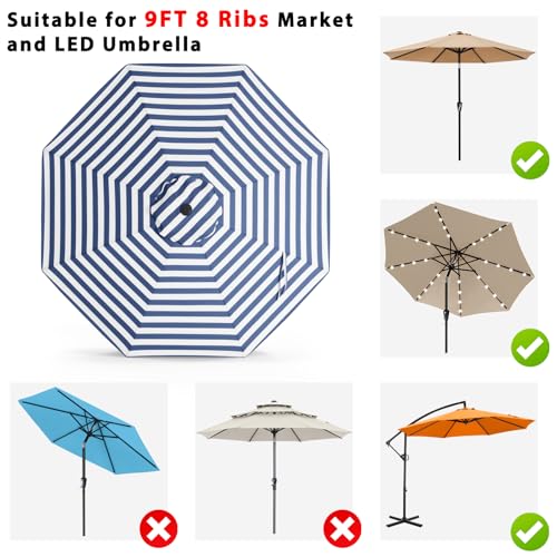 Toldo de repuesto resistente de 9 pies ABCCANOPY con protección duradera de 5 años 5