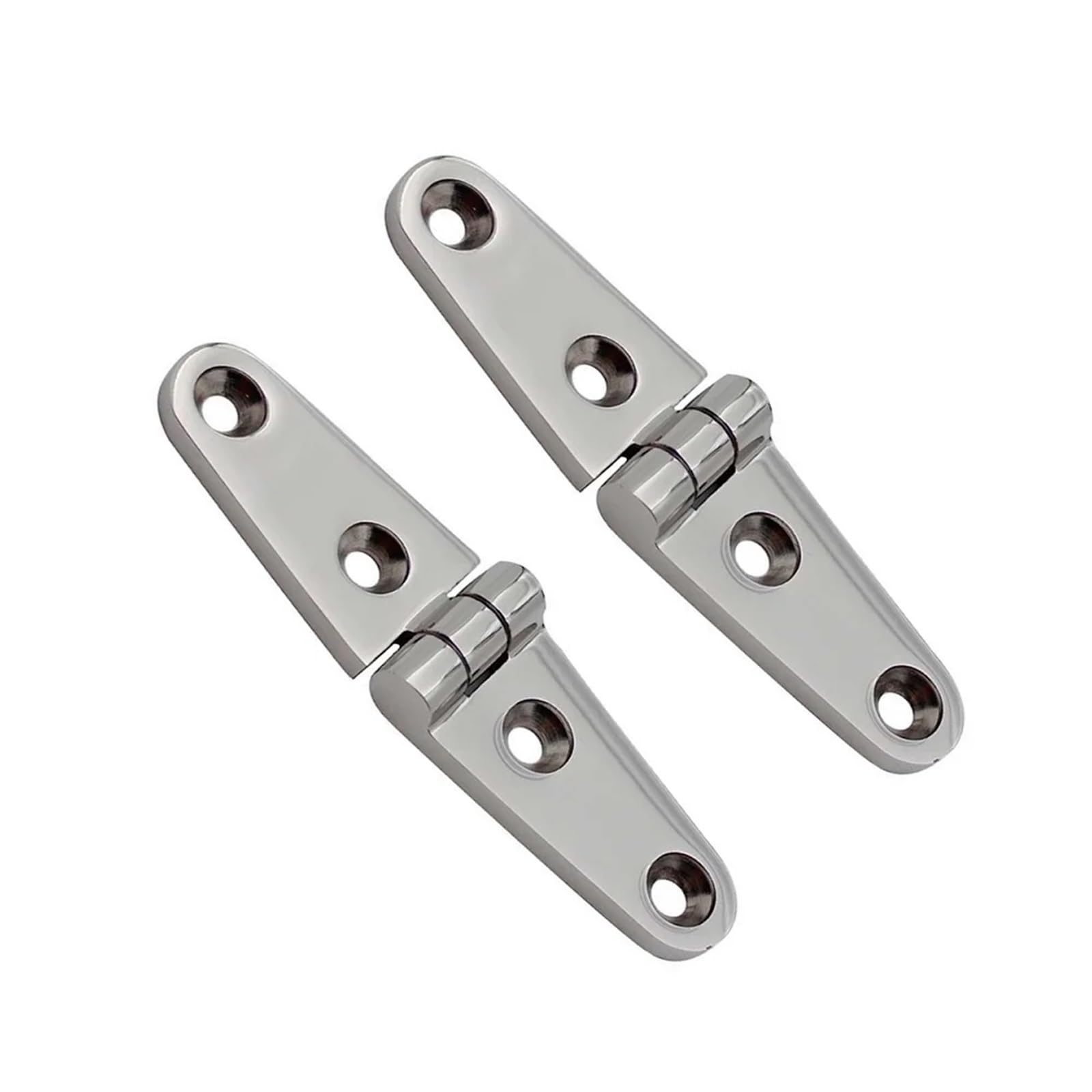 Kdhcvkz 25X100mm 2 Piece 4 Holes Stainless Steel 316 Hinge Polish Hinges