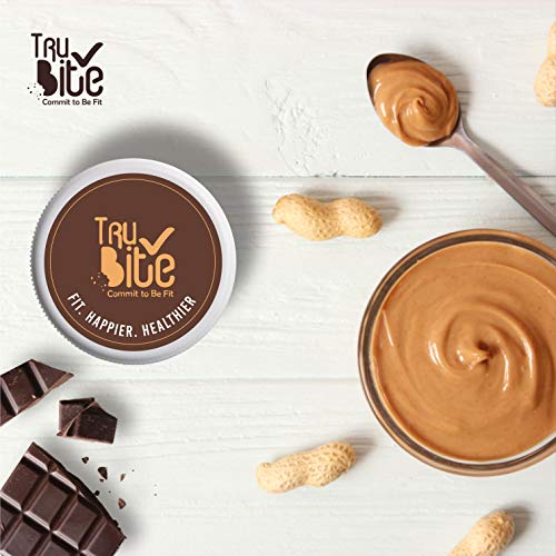 Image of Trubite Chocolate Peanut Butter (Crunchy) (350g) | High in Protein | Goodness of Dark Chocolate | No Cholesterol | Rich in Antioxidant (350G)