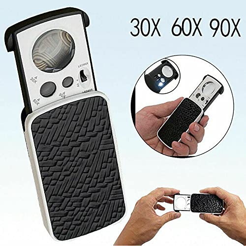 Kurtzy Lente Ingrandimento Con Luce LED Tascabile - Foto 3