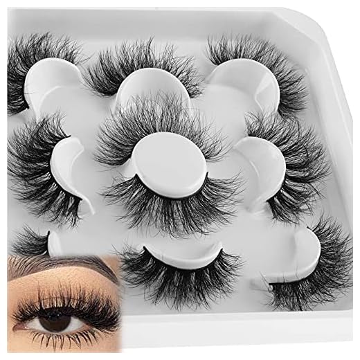 Geeneiya Mink Lashes Fluffy 5 Pairs Eyelashes Wispy Natural Look Eye Lashes Pack 8D Fluffy Dramatic False Lashes Luxury Volume Strip Fake Eyelashes 5 Styles