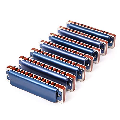 Easttop10 Trous Blues Harmonica 008K Diatonique Blues avec étui, plus professionnel Harmonica 20 tonalités pour… - Les Beatles, Paul McCartney, John Lennon, RIngo Starr, George Harrison Easttop10 Trous Blues Harmonica 008K Diatonique Blues avec étui, plus professionnel Harmonica 20 tonalités pour… – Image 5