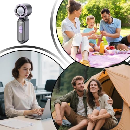 Mini ventilateur portable puissant et réglable pour voyage - 5