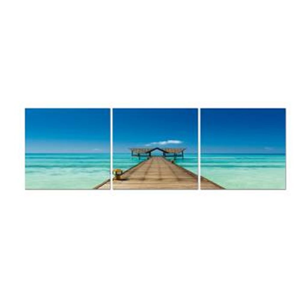 SuperStudioLo + demoda fulu014 – 87 Canvas Triptych, Design Spring, Caribbean, Multi-Colour