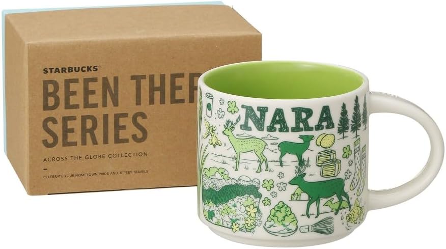 Starbucks NARA Been There Series 14.0 fl oz (414 ml), Regular Size, Green