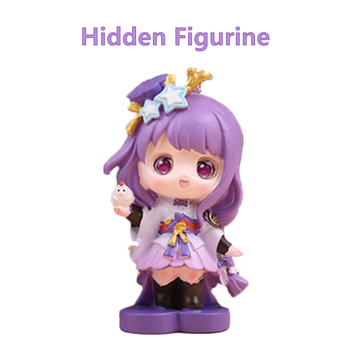 Genshin Impact Figurine Blind Box miHoYo Spiel Mystery Toy Boxen 6Stk Klee Venti Hutao Keqing Kamizato Ayaka Barbara Resin Figure (Erste Generation 6 STK)