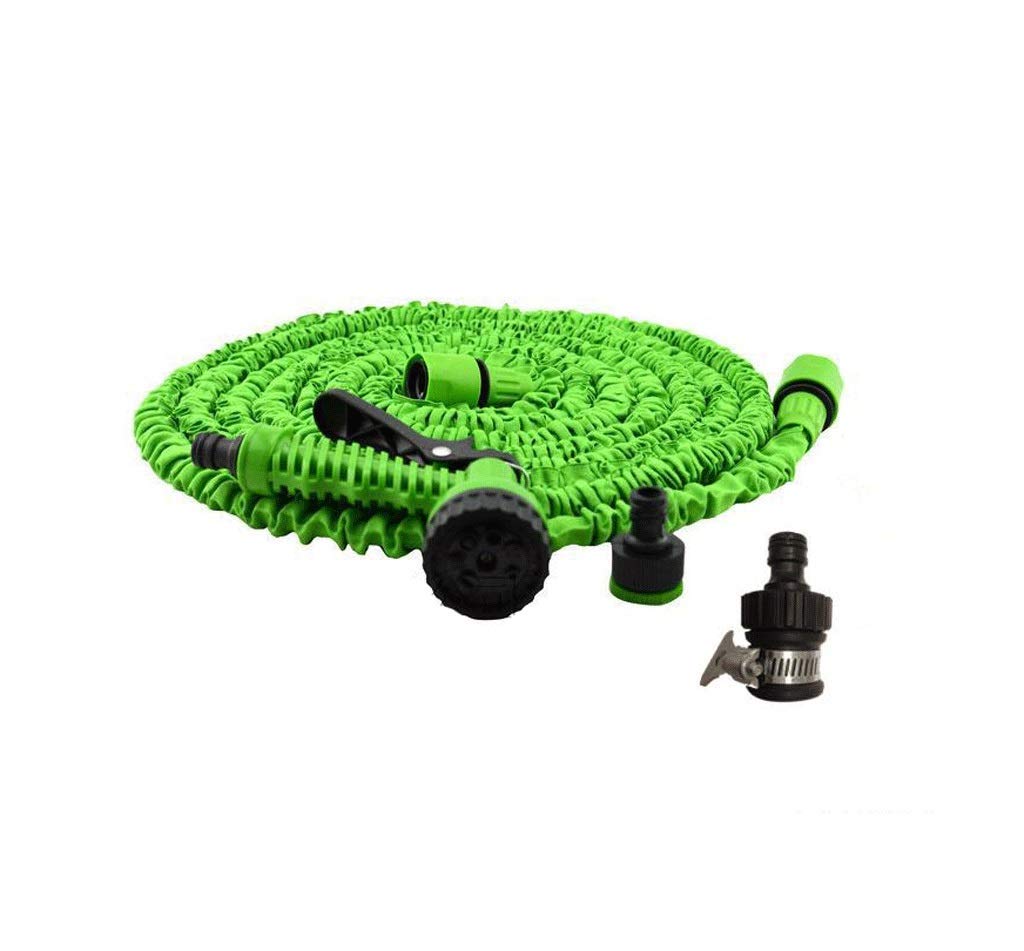 Tuyau d'arrosage multifonctionnel Tuyau d'eau télescopique à haute pression Tuyau d'arrosage extensible Pulvérisation d'eau 7 modes de pulvérisation différents pour le nettoyage de lavage de voiture