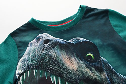 Image of Frogwill Boys Girls Shirts 3D Graphic T-Shirt Neon Clothes Short Sleeve Animal Print Tee 5-13 Years