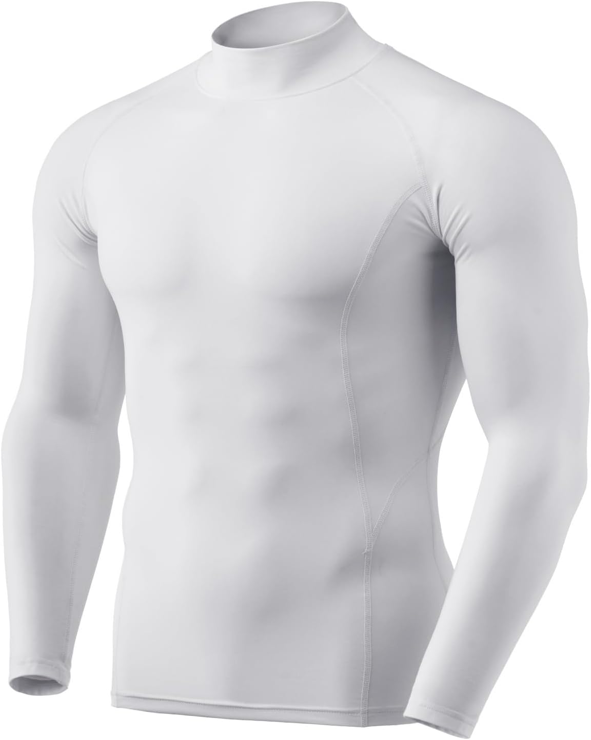 TSLA Men's Thermal Long Sleeve Compression Shirts, Mock/Turtleneck Winter Sports Running Base Layer Top - Image 7