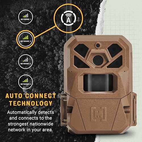 Image of Moultrie Edge 2 Cellular Trail Camera - Auto Connect Nationwide 4G LTE - On Demand 36MP Photo - 1080P Video with HD Audio - 100 Ft Detection Range - Low Glow Flash