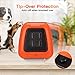 Brightown Small Space Heater for Indoor Use - 400W Low Wattage Portable Personal Mini Heater with Tip Over Protection, Low Noise Desk Heater for Office Bedroom Home Use