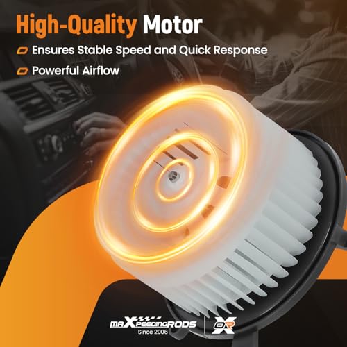 Image of maXpeedingrods AC Heater Blower Motor 700216 for Chrysler Town & Country 2008-2016, for Dodge Grand Caravan Durango, Jeep Grand Cherokee 2011-2019 Reolaces# 68029719AB 68089108AA PM9353 BM9353