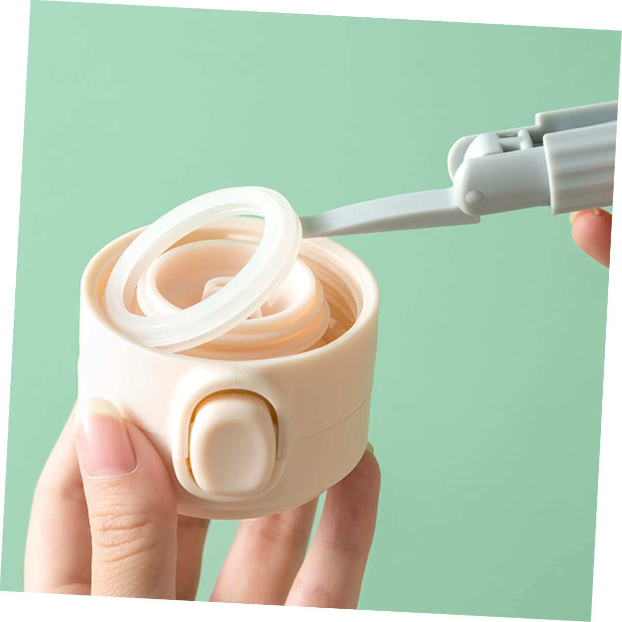 Generic Cleaning Brush Water Bottle Cleaner Brush Bottle Washer Brush Wear-Resistant Bottle Cleaner Bottle Sponge Water Bottle Household Bottle Cleaner Bottle Brush Cleaner White Pp