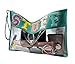 HAIBOLAN Monogram Clear Travel Patch Pouch Stadium Transparent Cosmetic Bag Wristlet PVC Waterproof Clutch Purse Tote Bag (stuff)