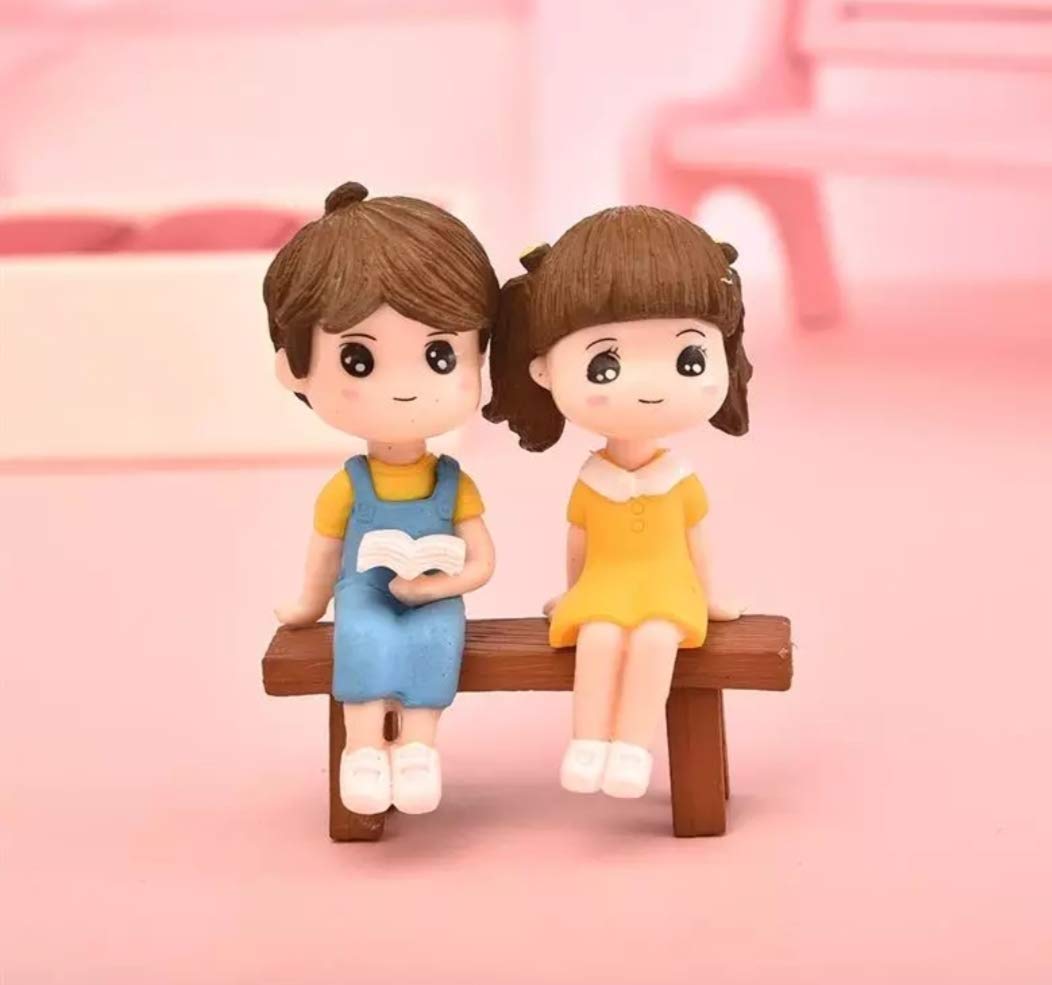 Bloom Bagicha Couple on Bench for Tray Gardening/Fairy Garden/Terrariums/Landscaping/Craft Model Work (B08DYF355W) Amazon Price History, Amazon Price Tracker