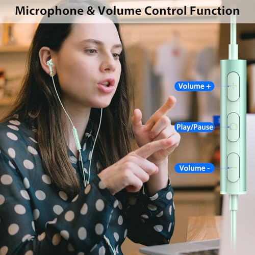 Auriculares con Micrófonos para PC, Magnético Ligeros Audifonos USB para Juegos,Cancelación Ruido Auriculares para Portátil con Control de Audio Audifonos Gaming para Transmisión En Vivo PS 4 Oficina - imagen 6