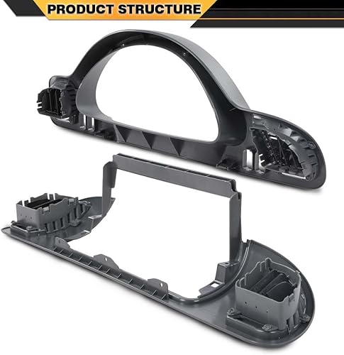 Miniatura 7 de CNNELL Bisel del panel de tablero con boquilla de aire acondicionado para el lado del pasajero y el lado del conductor compatible con Dodge Sprinter