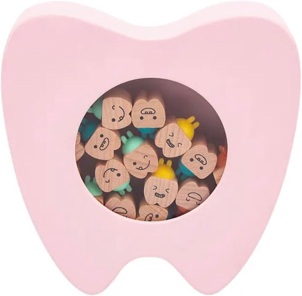 Woody Buddy - Teeth Keepsakes - Pink