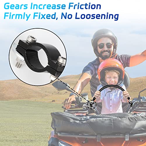 Foruly Atv Mud Strap For Handlebars, 0.75-1.37 Inch Atv Motorcycle Mud Grab Strap Compatible With Can-Am Outlander Renegade Polaris Sportsman Honda Foreman Fourtrax Rancher Snowmobile (Black) #TOP3