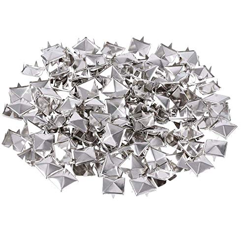 Clous pyramide carrés à dents métalliques pour customiser vos chaussures - 5