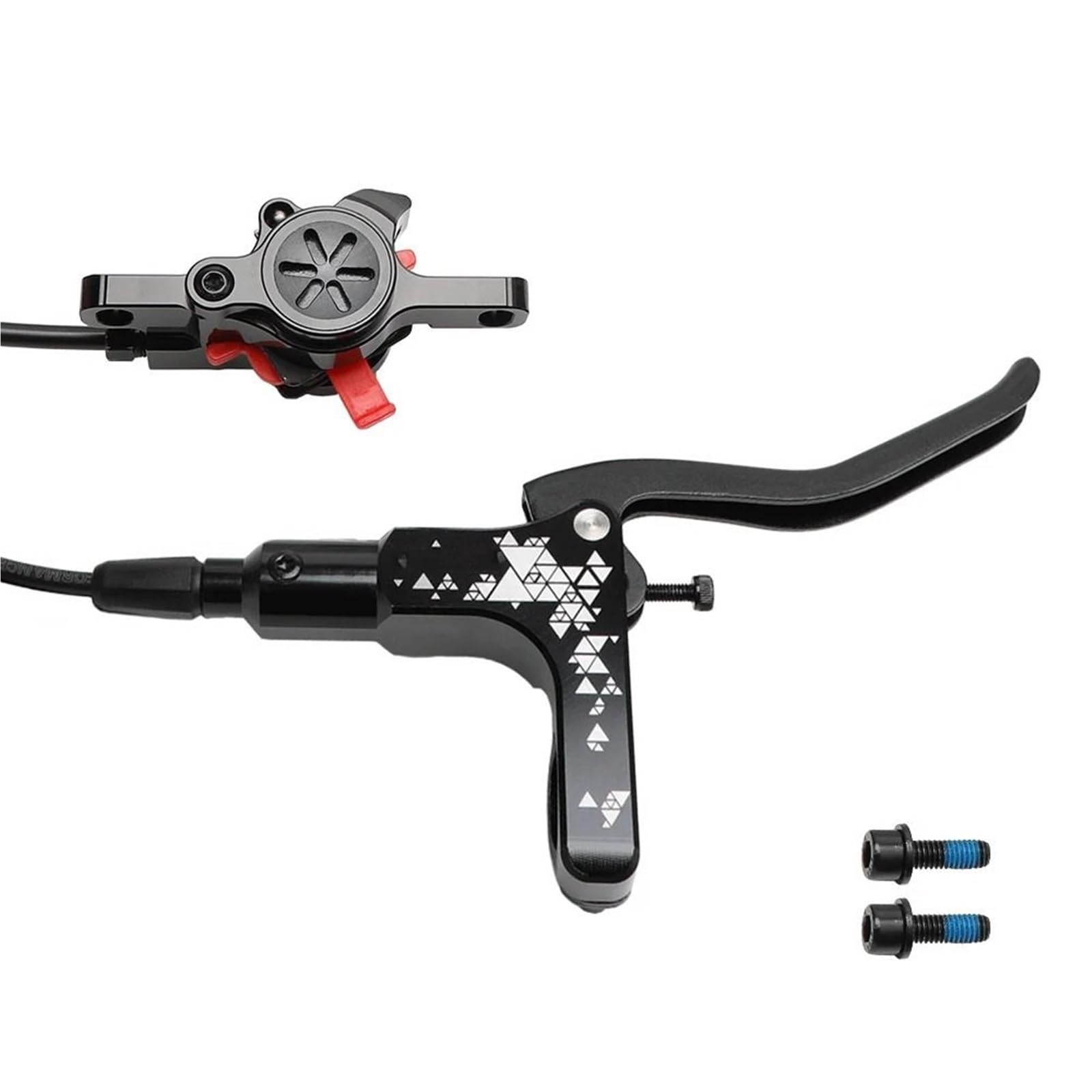 Rowerów Bęben Hamulcowy Zestaw hydraulicznych hamulców tarczowych MTB 160mm wirniki zacisk olejowy płyta zacisk rowerowy uchwyt rower podwójny tłok hamulec olejowy