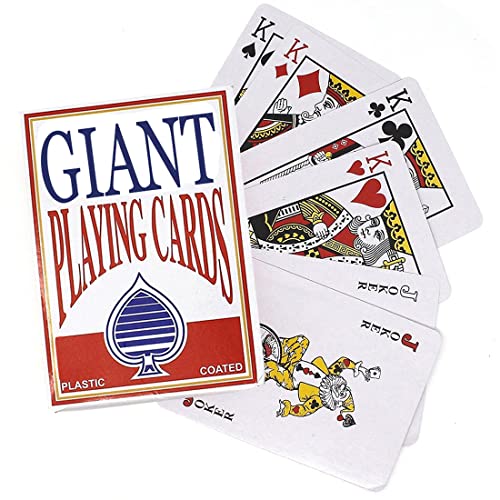 Image of PACKNBUY Playing Cards Jumbo Size (11 x 8 inch) Party Games Events