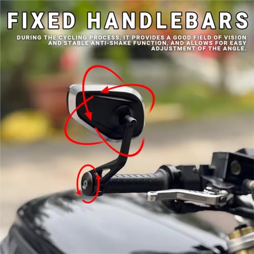 Espejos retrovisores de manillar giratorios para Street Triple S 765 765RS 765R y Rocket 3 6