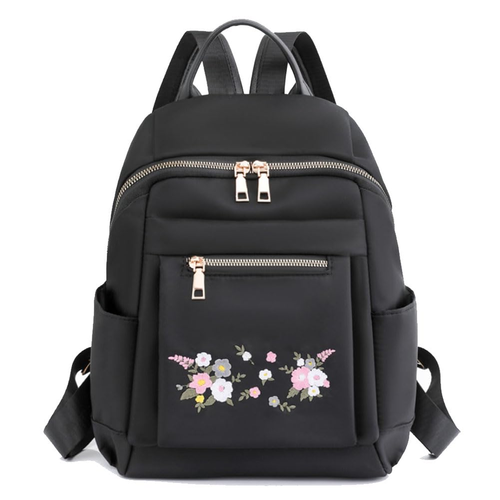 EshowWomen's Backpack Nylon Shoulder Bag Small Casual Backpacks for Women antitheft Multi-Function School Daily Girls