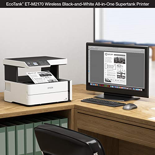 Epson EcoTank ET-M2170 Wireless Monochrome All-in-One Supertank Printer の商品画像 7