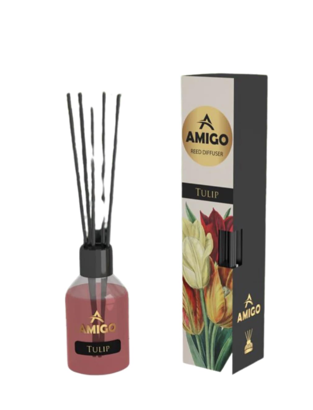 AMIGO Premium Reed Diffuser- Tulip, 110ml