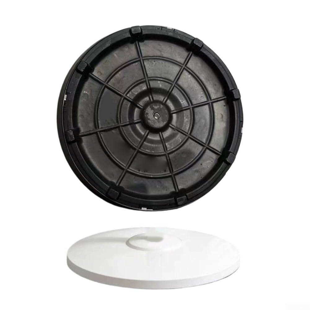Socle de ventilateur sur pied lesté pour ventilateur sur pied, socle de rechange rond avec fixation de 3,8 cm, plastique ABS, stable et anti-basculement, convient à la plupart des ventilateurs de sol