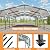 MNLR 20x20 FT Heavy Duty Metal Carport, Galvanized Steel 2 Car Port Kit with Waterproof Reinforced Roof, All-Weather RV Carport Garage & Vehicle Shelter for Trucks, Boats & SUVs