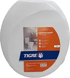 Assento Sanitário Oval Branco Suavit Tigre 26910510
