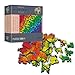 Trefl- Woodcraft 500 + 1 Pezzi, Artigianato Ligneo, Forme Irregolari, 50 Figure di Animali, Moderno Premium, Fai da Te, Colori, Insetti, per Adulti E Bambini dai 12 Anni Puzzle, Farfalle Arcobaleno