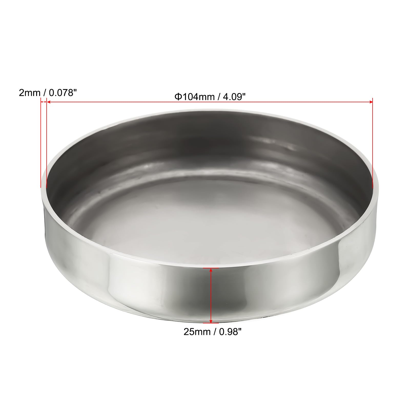 Bouchon De Finition Pour Tubes Acier Inox 304 - Bouchon Tuyau Poli, 42mm Diamètre - Idéal Plomberie, HVAC, Agroalimentaire - 11